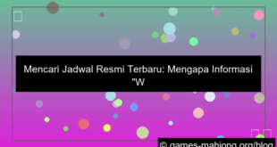 grafik wala meron jadwal resmi terbaru