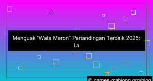 wala meron pertandingan terbaik 2026