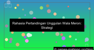 wala meron pertandingan unggulan