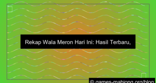 wala meron rekap pertandingan hari ini