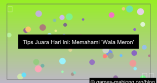 desain wala meron tips juara hari ini