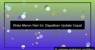 ilustrasi wala meron update cepat hari ini